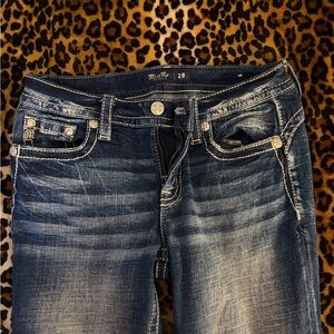 Miss Me Women's Dark Blue Boot Cut Jeans